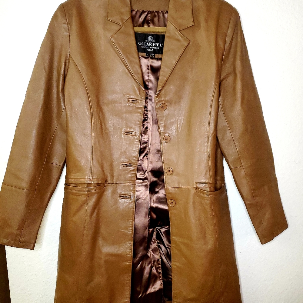 Oscar Piel 100% leather jacket